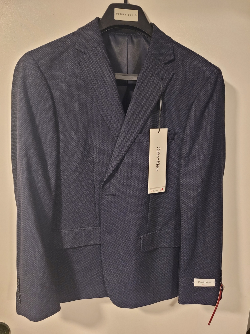 Nordstrom Navy Textured Sport Coat